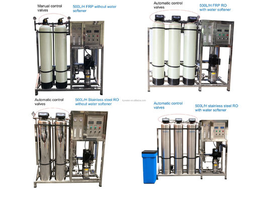 Pure Drinking Water Making 500l/h RO System For Home And Industrial Treatment