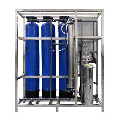 Pure Water Treatment System 1000L/H Capacity RO Reverse Osmosis Filtration System For Drinking Water