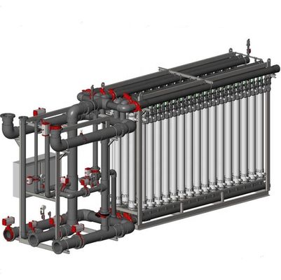 UF Water Desalination Plant With Core Technology UF Process 20000L/Hour Productivity