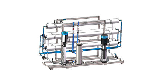 220V Customizable Seawater Reverse Osmosis Desalination System Plant For High Productivity Of 50000 L/Hour