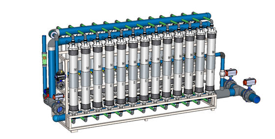 220V Customizable Seawater Reverse Osmosis Desalination System Plant For High Productivity Of 50000 L/Hour
