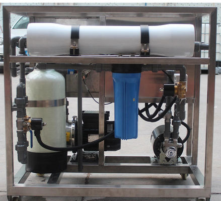 3t/h Seawater To Drinking Water Purifier With 300kg Weight And 1000L/Hour Productivity