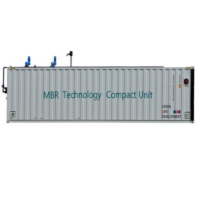 Portable Sewage Treatment Plant Perfect Solution For MBR / MBBR Container Wastewater Treatment