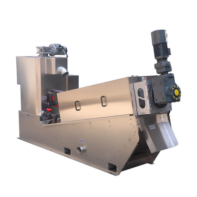 Sludge Dewatering Sewage Treatment Process Multi-disc Screw Press Solid Liquid Separator