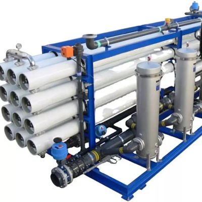Stainless Steel High Salt Reject Brackish Water Treatment Machine With 60m3/hour Reverse Osmosis Syste