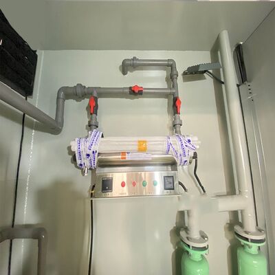 80-160m³/d Containerized Industrial Mbbr Packaged Wastewater Sewage Treatment Plant for Palm Oil Wastewater