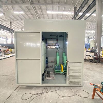 80-160m³/d Containerized Industrial Mbbr Packaged Wastewater Sewage Treatment Plant for Palm Oil Wastewater