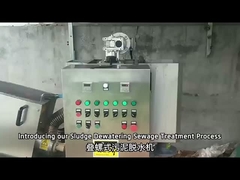 Sludge Dewatering Sewage Treatment Process Multi-disc Screw Press Solid Liquid Separator